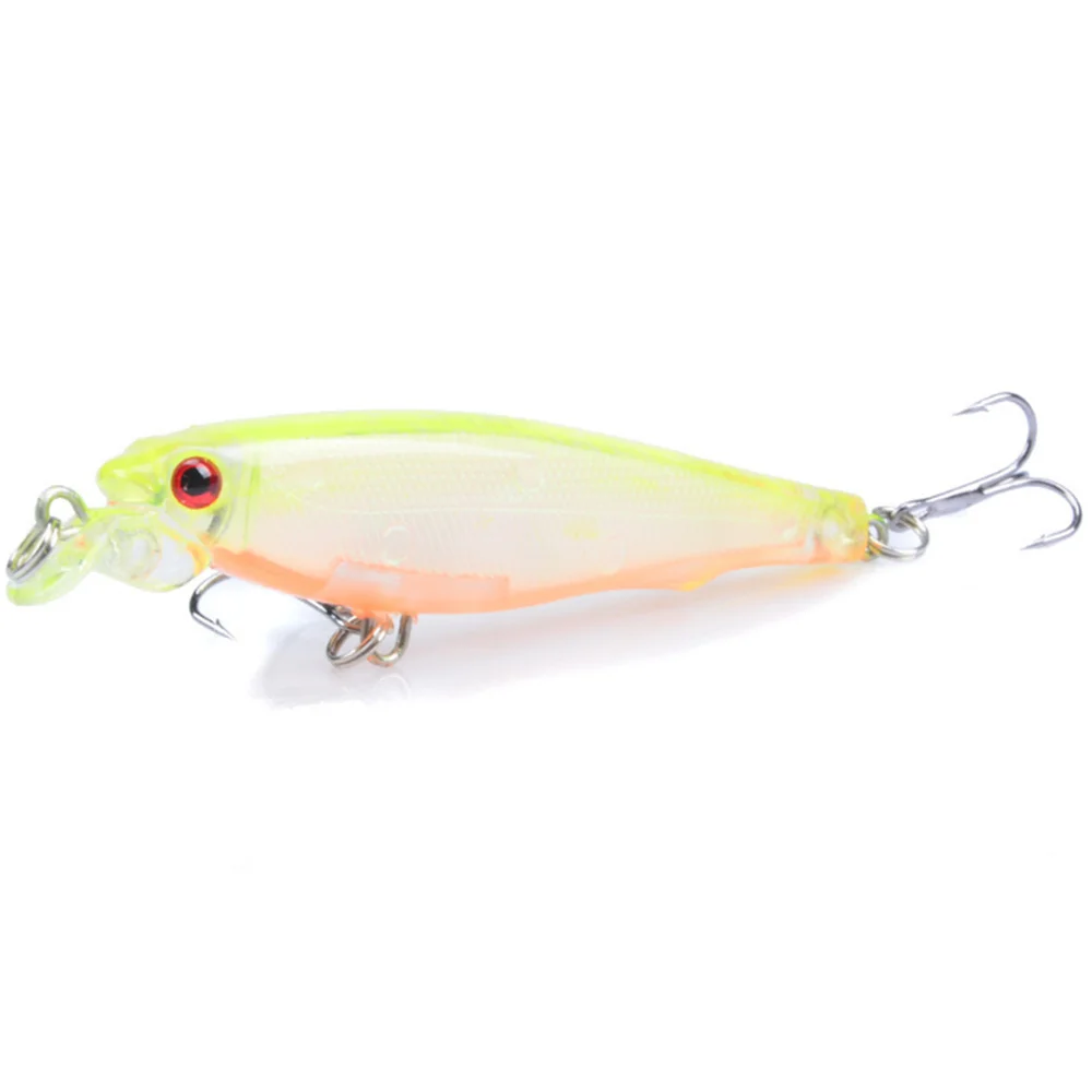 1 Uds. Señuelo de pececillo duro láser flotante 8cm 7,5g Isca cebo de plástico Artificial Wobblers aparejos de Pesca Trolling Crankbait Pesca - imagen 3