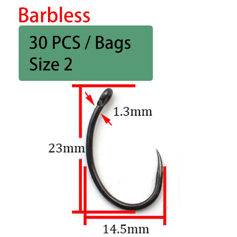 Barbless-Size 2