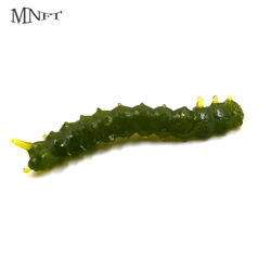 MNFT Señuelo blando TPR larva Minnow nadador para black bass