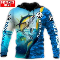 Sudadera con capucha y cremallera para hombre, ropa con nombre personalizado, estampado 3D de camuflaje, Unisex, chándales informales KJ782, otoño
