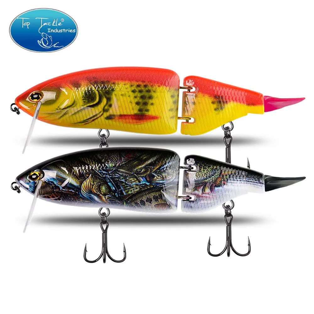 Señuelo de pesca de plástico ABS, cebo flotante de cuerpo duro, 165mm, 60g/135mm, 33g, Swimbait articulado - imagen 4