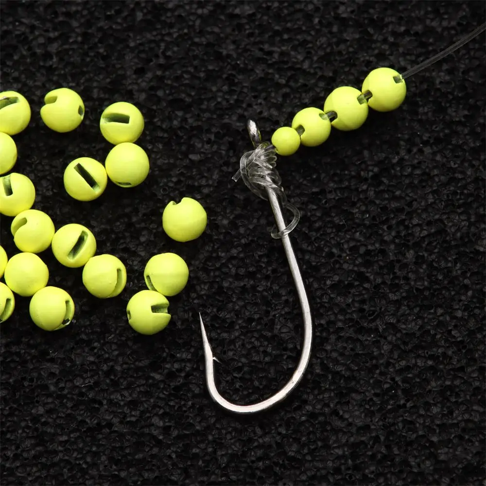 Cuentas de tungsteno para pesca, Material de atado de moscas de aleación de tungsteno de diseño bonito, 9 colores, 25 unidades por lote - imagen 4