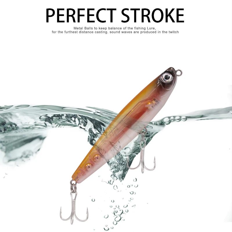 Wondershot D02 Sparrow 90mm 11,5g Señuelos de pesca cebo Artificial lápiz caliente el mejor cebo de lubina Wobblers flotantes asesino - imagen 5