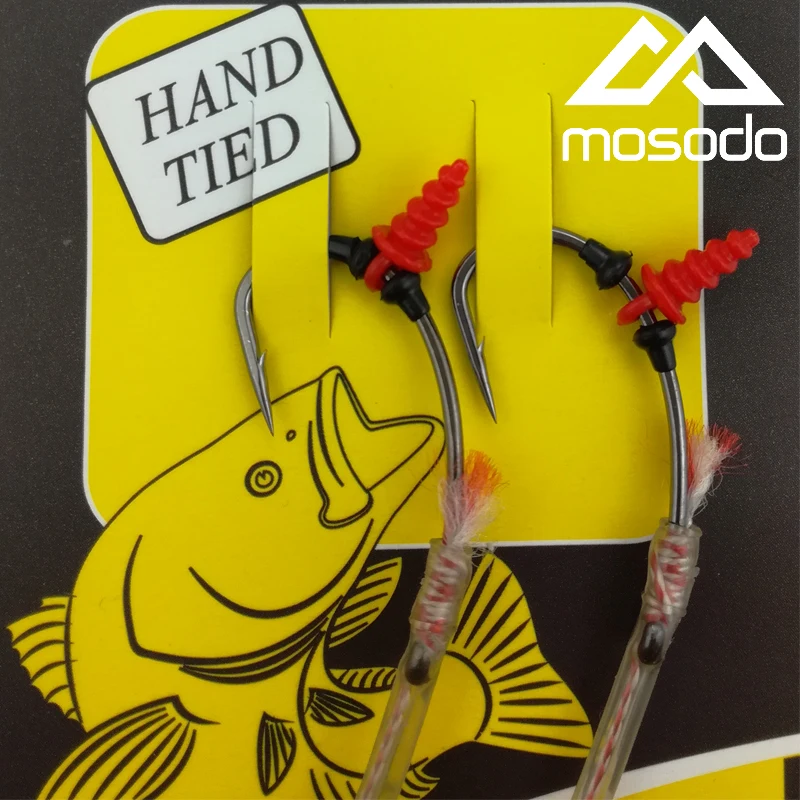 Mosodo-aparejo de pesca con anzuelos BKK, aparejos Pop-Up 2 #4 #6 #8 #, aparejo de pelo atado listo con tornillo Boilie, accesorios de pesca - imagen 4