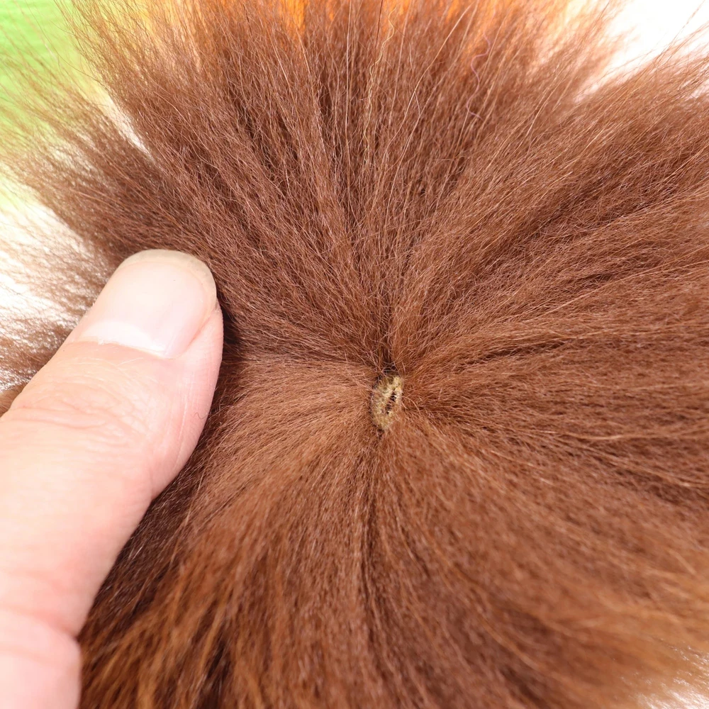 WIFREO, 12 piezas, atado de moscas teñidas, pelo de cola de zorro ártico para salmón, tubo de moscas, plantilla para moscas, Streamer, atado de moscas, Material de piel - imagen 5