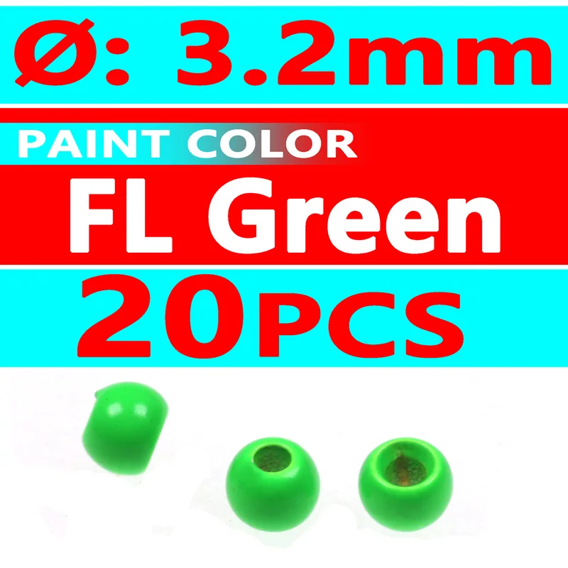 20pcs FL green 3.2
