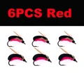 6pcs red