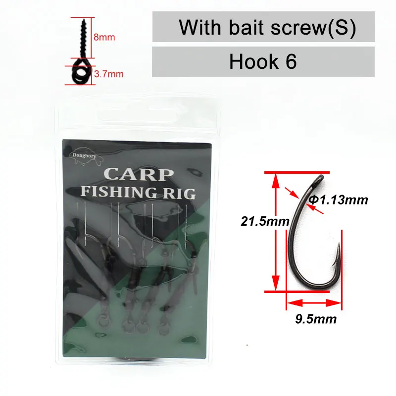 Bait screw size 6