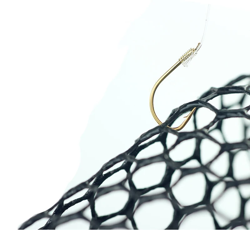 Red de aterrizaje de pesca plegable, accesorios de equipo de pesca B360, 35CM/40CM/45CM, decoración de cabeza, pegamento, red de pesca de aleación de aluminio - imagen 3