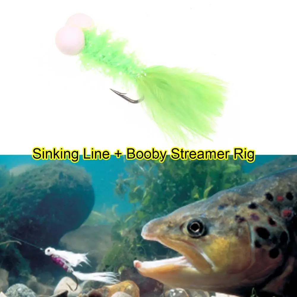 Bimoo-señuelo de pesca con mosca, 4/8 piezas, para trucha, cabeza de espuma, botín, fondo flotante, tamaño 6 1/0 - imagen 5