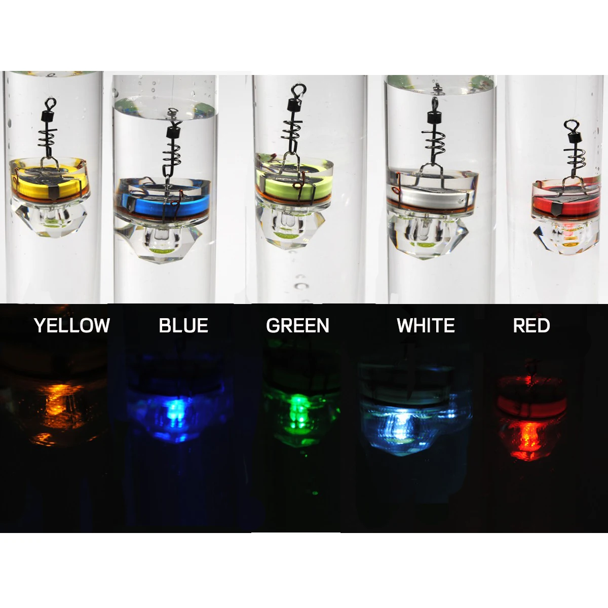 Lámpara LED de pesca de alta presión, luz de centelleo de calamar, 1 unidad - imagen 5