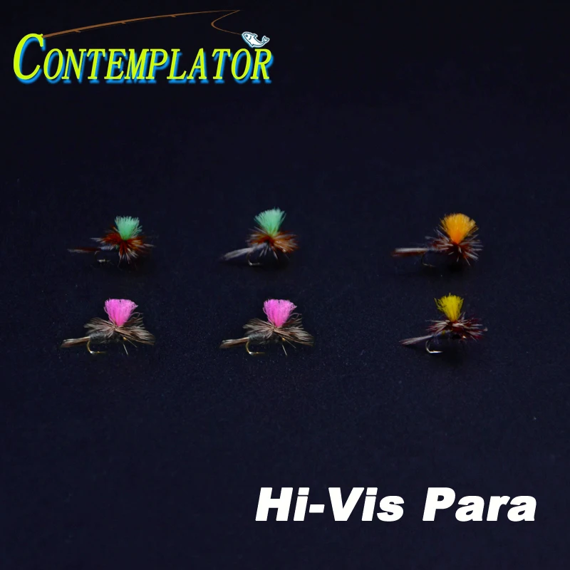 Adam Paracaídas – Pack de 6 moscas secas de superficie