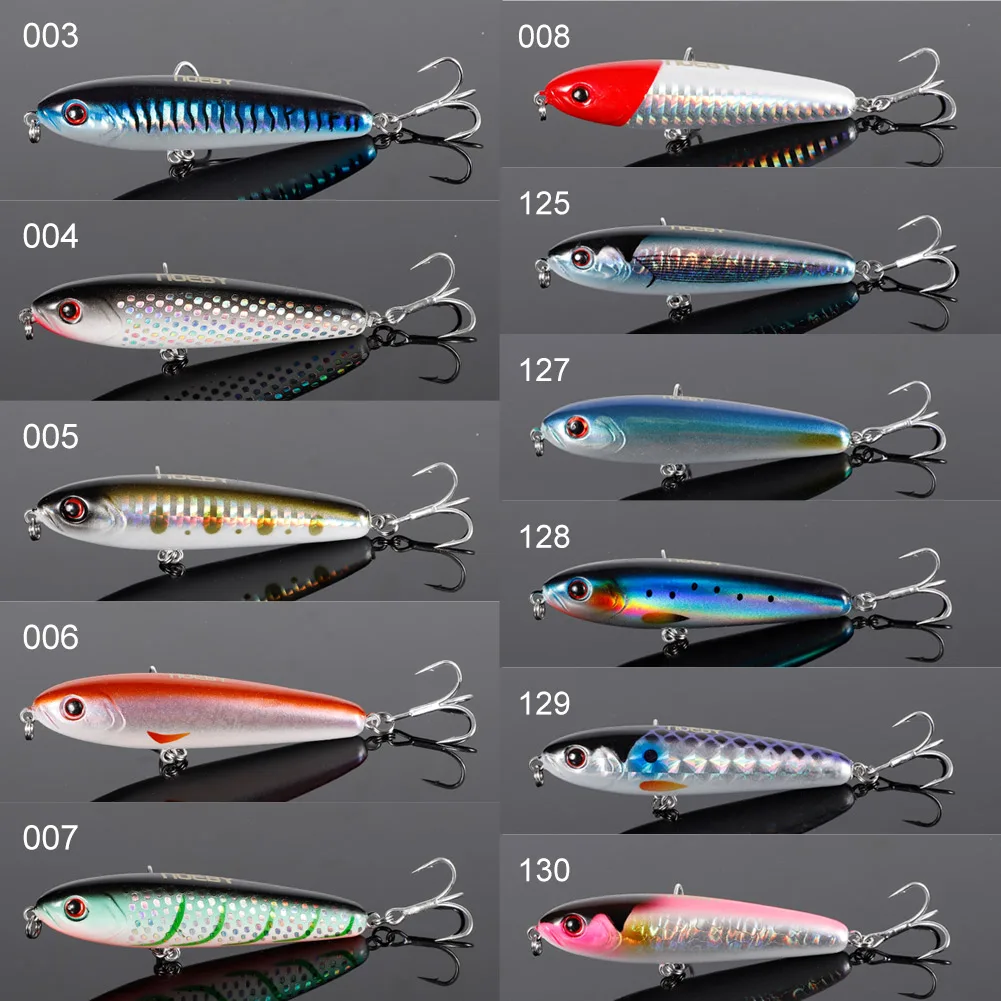NOEBY 75S Señuelos de pesca con lápiz que se hunden, 75mm, 28g, cebo Stickbait de fundición larga, Wobblers, cebo Artificial para lubina, trucha, señuelo de pesca de mar - imagen 3