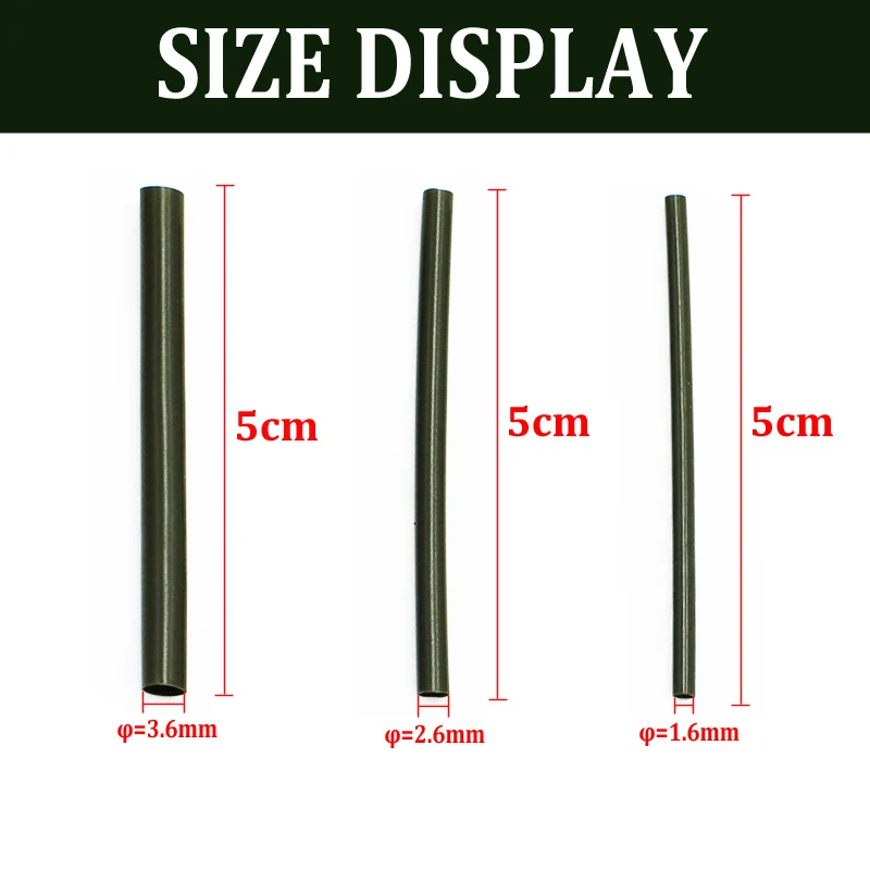 30 Uds. Accesorios para aparejos de pesca de carpa, fabricación de tubos termorretráctiles para equipos de accesorios de aparejos de pesca de carpa - imagen 2