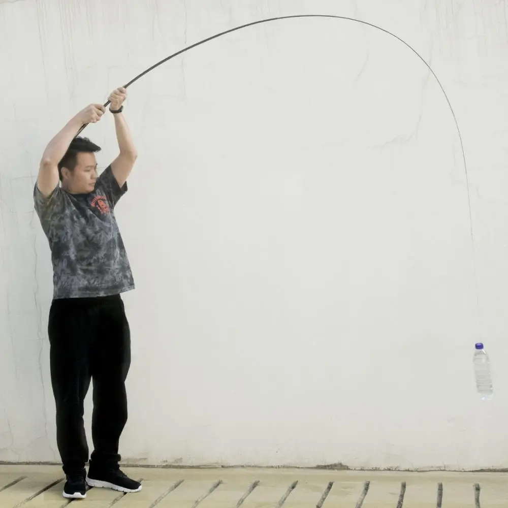 Goture Moonlight-caña de pescar portátil de alto carbono, Mini caña de pescar dura, corta, para invierno, para carpa, perca, Lucio - imagen 5