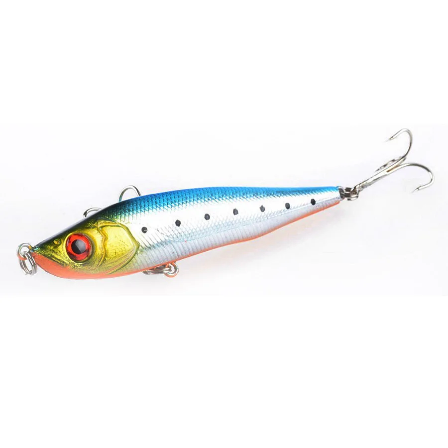 Wobblers de hundimiento para carpa de Lucio, Señuelos de Pesca Crankbaits, lápiz, cebo Artificial, aparejos de pesca Swimbait duro, 21g, 1 pieza