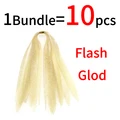 10pcs flash gold