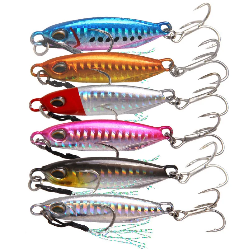 Jig-Señuelos de Pesca 2022, cebo de pesca de lubina, peso 16-32g, Jigs de Metal para peces, señuelos de agua salada, señuelo de Jigging Artificial Isca de tiro largo - imagen 4