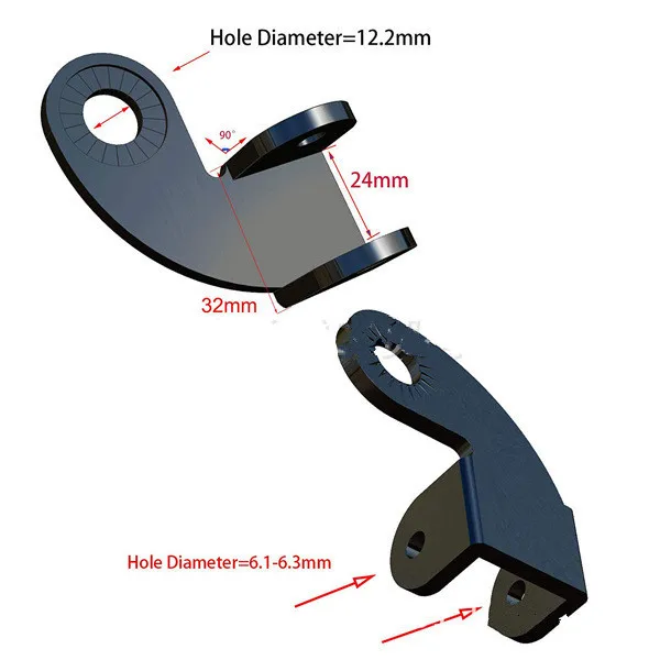 Acoplador de acero para bicicleta y remolque, accesorio de enganche, codo en ángulo para remolques Burley, cabeza de tracción contra fallos, herramientas de ayuda de servicio Bick - imagen 5