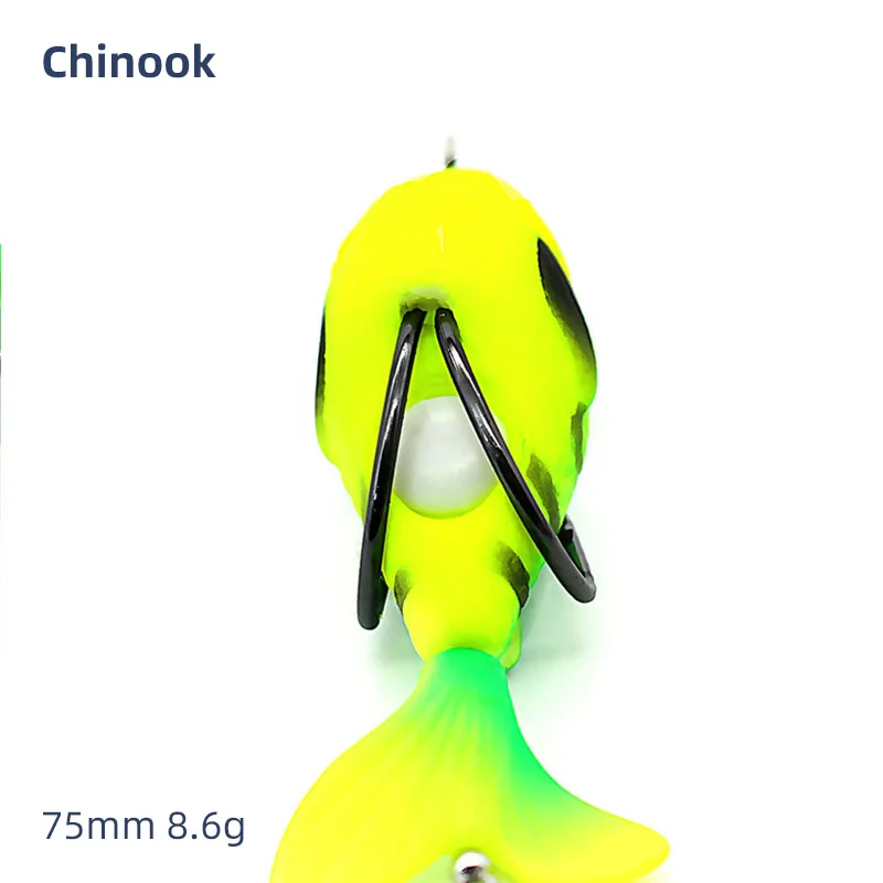 Whopper-señuelo de pesca Plopper, 75mm, 8,6g, cebo Artificial para lubina - imagen 4