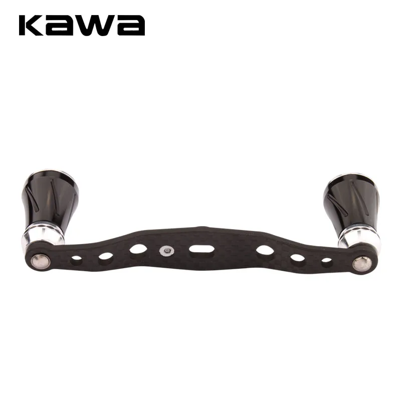 Kawa nuevo carrete de pesca mango de fibra de carbono con perilla de aleación accesorio longitud 110mm tamaño del agujero 7x4 y 8X5mm traje D/S/A carrete de pesca