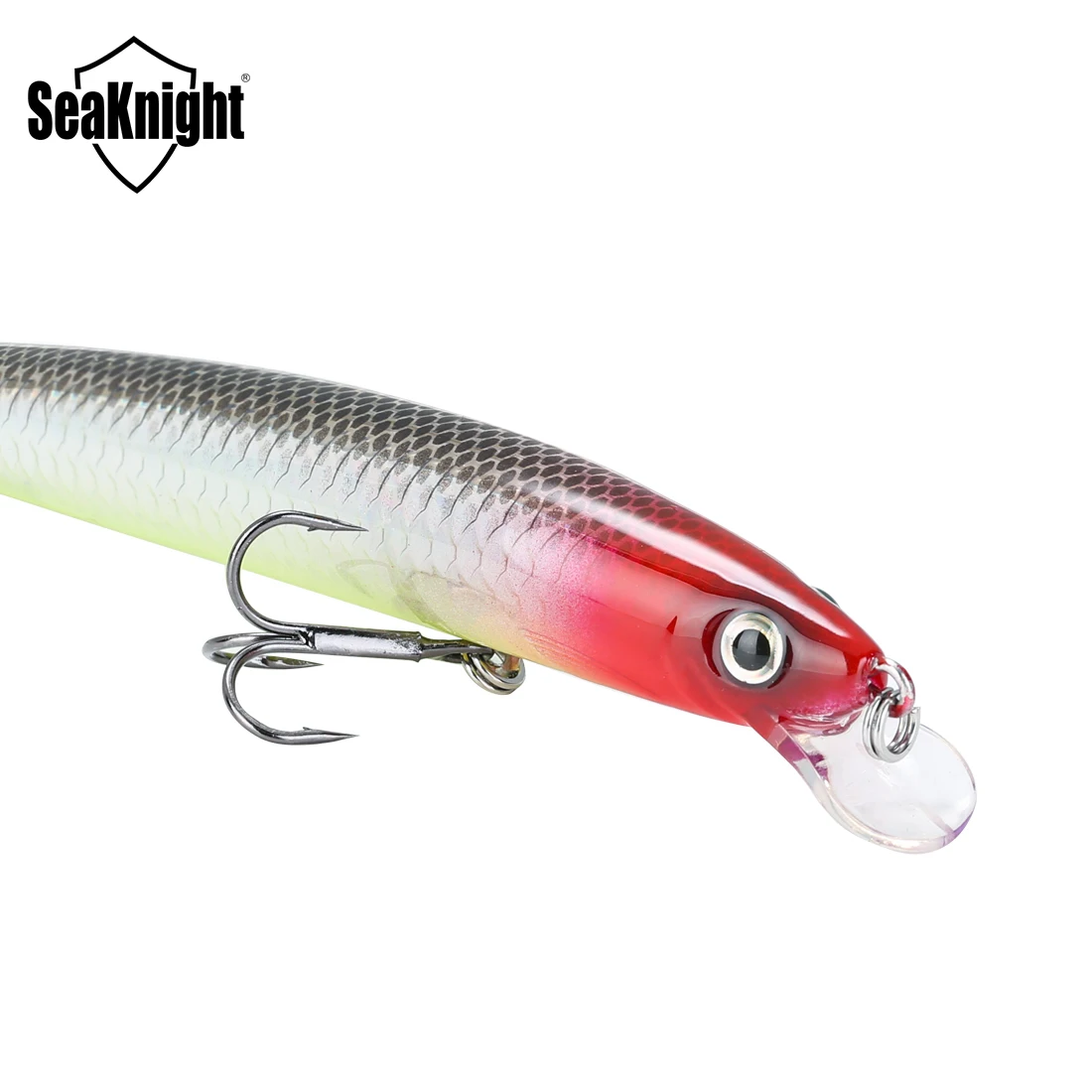 SeaKnight 1 pieza SK005 Minnow 13g 11cm 0,3-0,9 M señuelo de pesca cebos duros Señuelos de pesca de carpa Swimbait lago río aparejos de pesca de mar - imagen 3