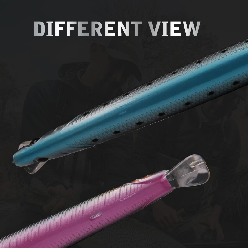 Wondershot A04 175mm 25g señuelo de pesca flotante de pececillo grande de fundición larga cebos de natación Wobbler señuelo duro grande Crankbaits artificiales - imagen 5