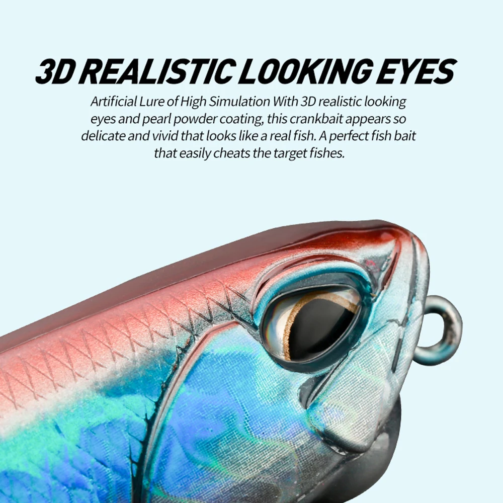 JOHNCOO lápiz 100mm señuelo Topwater 14g Swim Crankbait Whopper cebo Artificial Trolling Bass Pike señuelo caminar 3D Eye - imagen 3