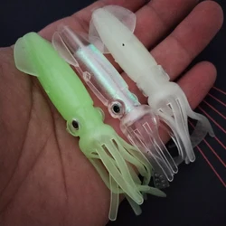 POETRYYI Señuelo Vinilo Pulpo Luminoso para Atún Pesca Nocturna