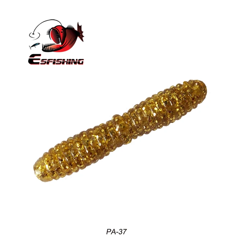 KESFISHING-señuelo suave de silicona Artificial, MINI RINGE, 35mm, palo de gusano, inyecta grandes Sales, lubina, trucha, envío gratis, cebo de pesca en hielo - imagen 5