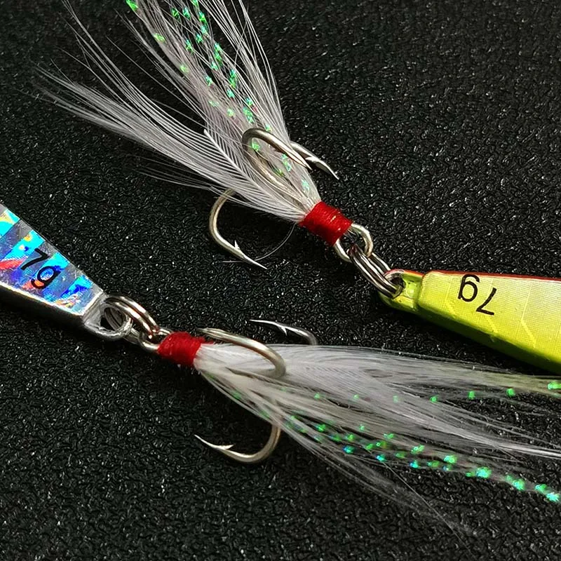 OUTKIT-señuelo de Metal de fundición larga, cuchara de pesca de 7-21g, señuelo duro para pesca en el mar, cuchara, aparejos de pesca, señuelos de Jigging de Metal, 1 Uds. - imagen 5