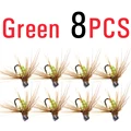 Green 8pcs