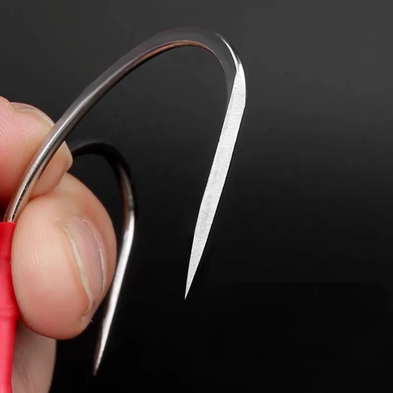 Anzuelos agudos afilados para Pesca, Anzuelos triples para Pesca De Mar, 10 unidades - imagen 2