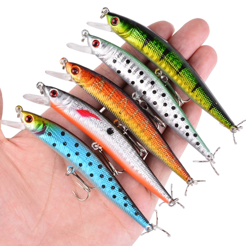 Todopoderoso la pesca mixta atraer Kits de Wobbler Crankbait Swimbait Minnow señuelo VIB Popper cebos duros Spiners carpa cebo de pesca - imagen 3
