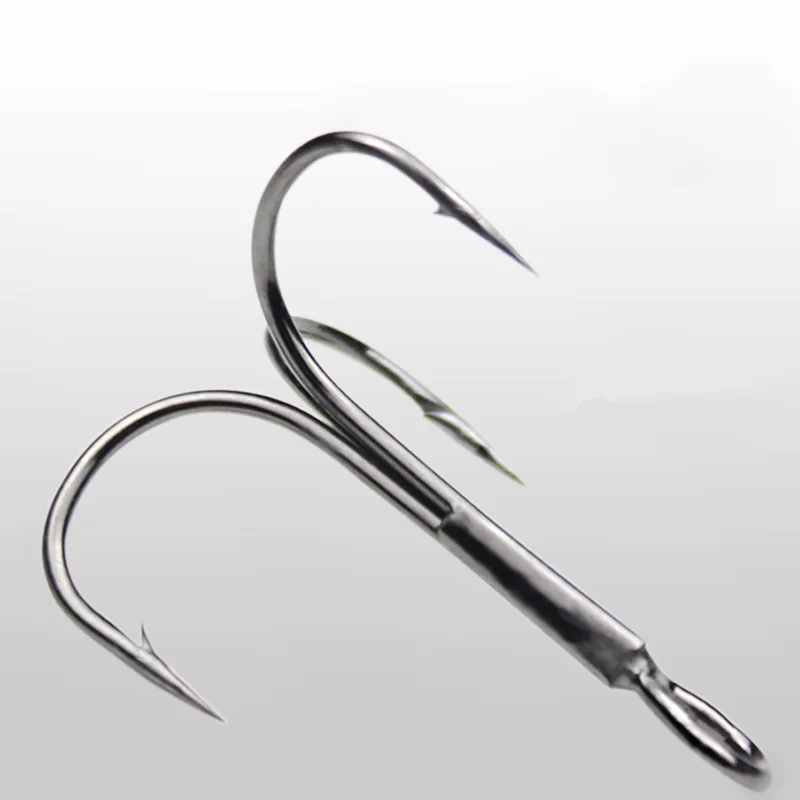 Anzuelo Triple de acero al carbono con púas agudas, accesorios de pesca de mar, tamaño 1 #-17 #, 20 piezas - imagen 3