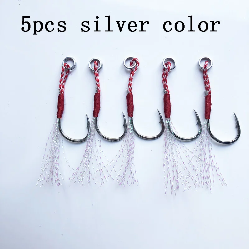 5pcs silver hook