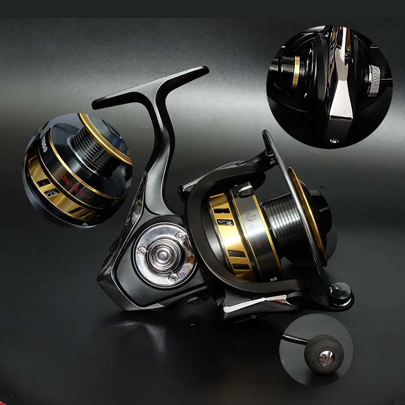 Carrete de pesca 2021 nuevo 13 + 1BB 5,5: 1, carrete giratorio de alta velocidad, mango de Metal, carrete de Metal, carretes Baitcast, carretes de señuelo para alimentador de carpa - imagen 5