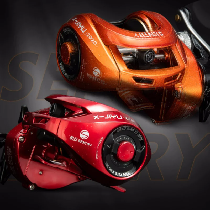 Carrete De Pesca De Metal con freno magnético, rueda De Pesca De 20 ejes, 8KG, doble línea fuerte, 10 engranajes - imagen 5