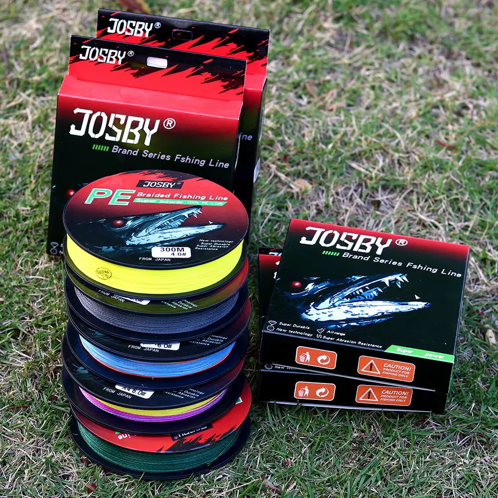 Explore la versátil línea de pesca Josby PE diseñada para experiencias de pesca versátiles y duraderas
