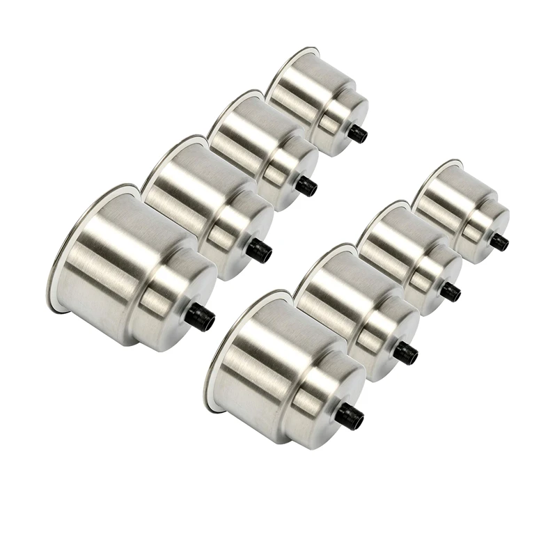 Portavasos de acero inoxidable 304 para barco, coche, camión, Camping, venta al por mayor, 8 unidades