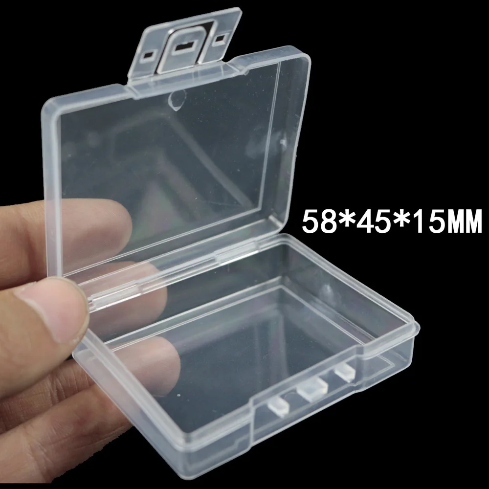 Caja de almacenamiento de plástico transparente para Señuelos de Pesca, anzuelo, cuchara, anzuelo, contenedor de joyería, cajas de aparejos de pescado, 1 ud. - imagen 3