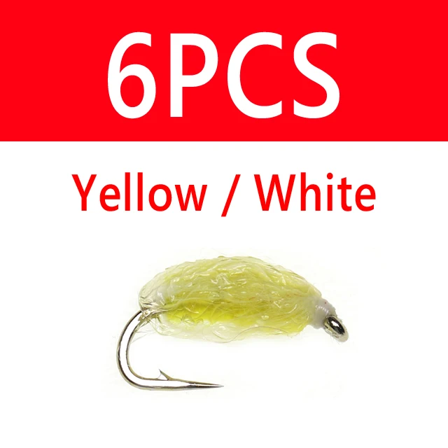 6pcs Yellow l White