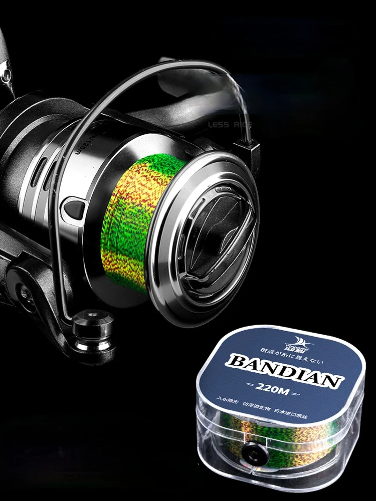 Hilo de pescar de 220m, alambre Invisible de hundimiento, fuerte fuerza de tracción, Accesorios de pesca con mosca, suministro de equipo de pesca en Mar - imagen 5