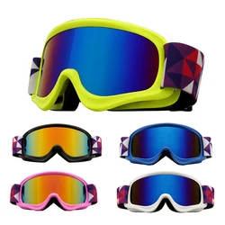 Gafas de esquí infantiles UV400 doble anti-vaho para niños