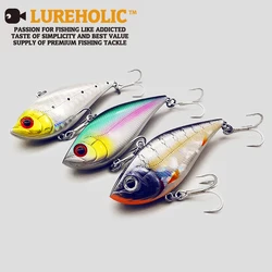 Señuelo de pesca hundido Lureholic 70S, Crankbaits sin labios, cebo duro Artificial con vibración VIB, aparejos de pesca en hielo para invierno de todas las profundidades