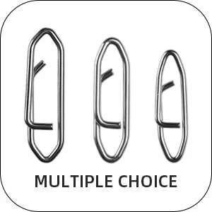 Uds DE SEGURIDAD DE PESCA SF 25 Clips de broches, pinzas de alimentación de acero inoxidable, fácil cambio rápido, broches de señuelo, Clips de velocidad de pesca - imagen 3
