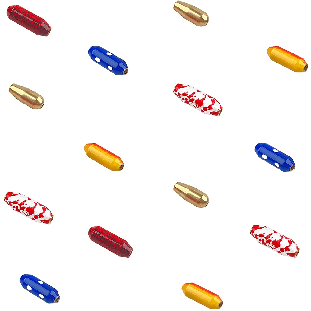 Señuelos de Pesca giratorios, Kit de fabricación de cebo de latón de colores mezclados, cuentas de ojo de pez, 140 unids/lote por caja - imagen 3