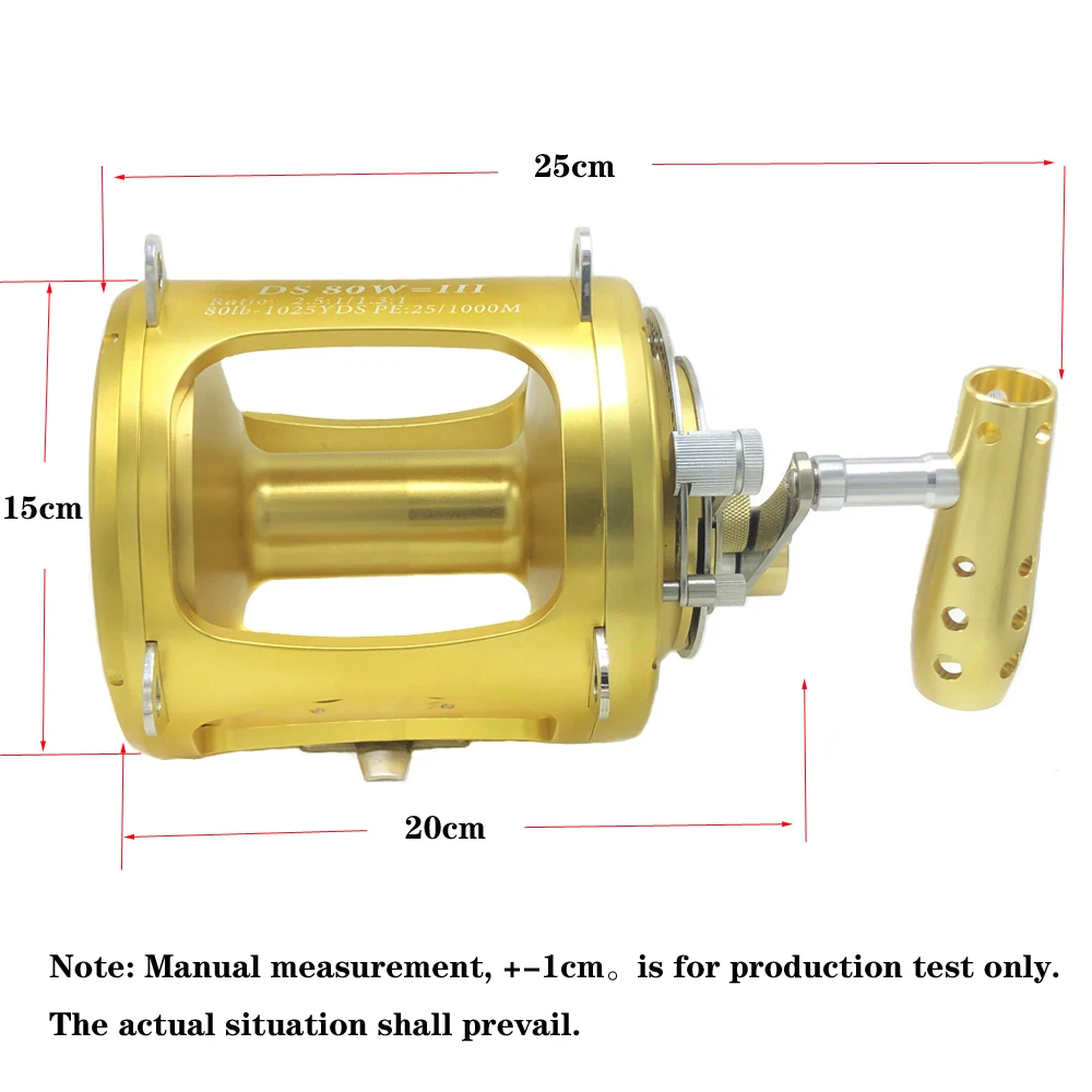 Pesca en el mar, Jigging bajo, 80W, tambores de envoltura grande, suministros de carrete, bobina de atún oceánico, productos de carrete, aparejos de freno de curricán profesionales 2023