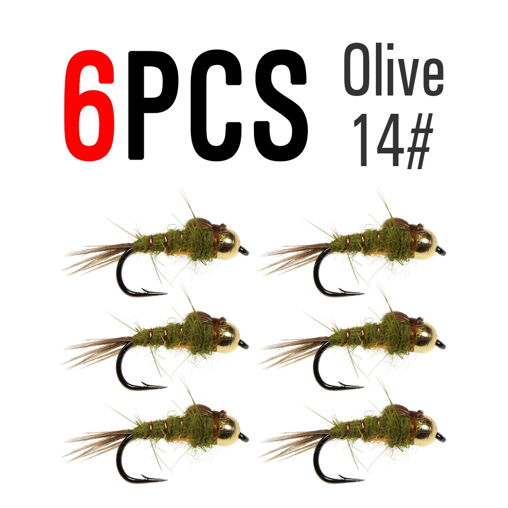 6pcs Olive