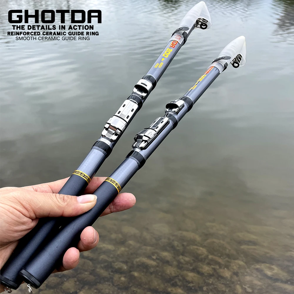 GHOTDA-caña de pescar ligera, 63g, 76g, 95g, 120g, 142g, 170g, sólida, Length45-47cm de cierre - imagen 2